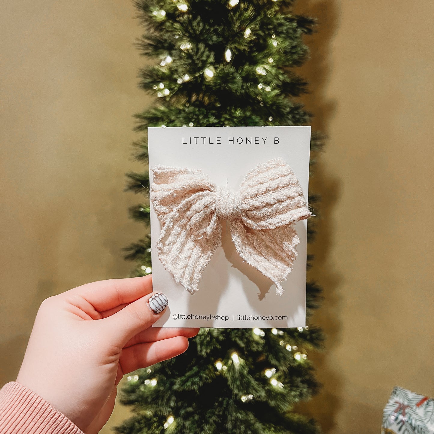 Small School Girl - Almond Sweater