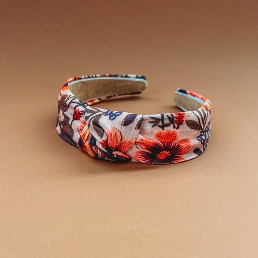 Knotted Headband - Fall Blooms