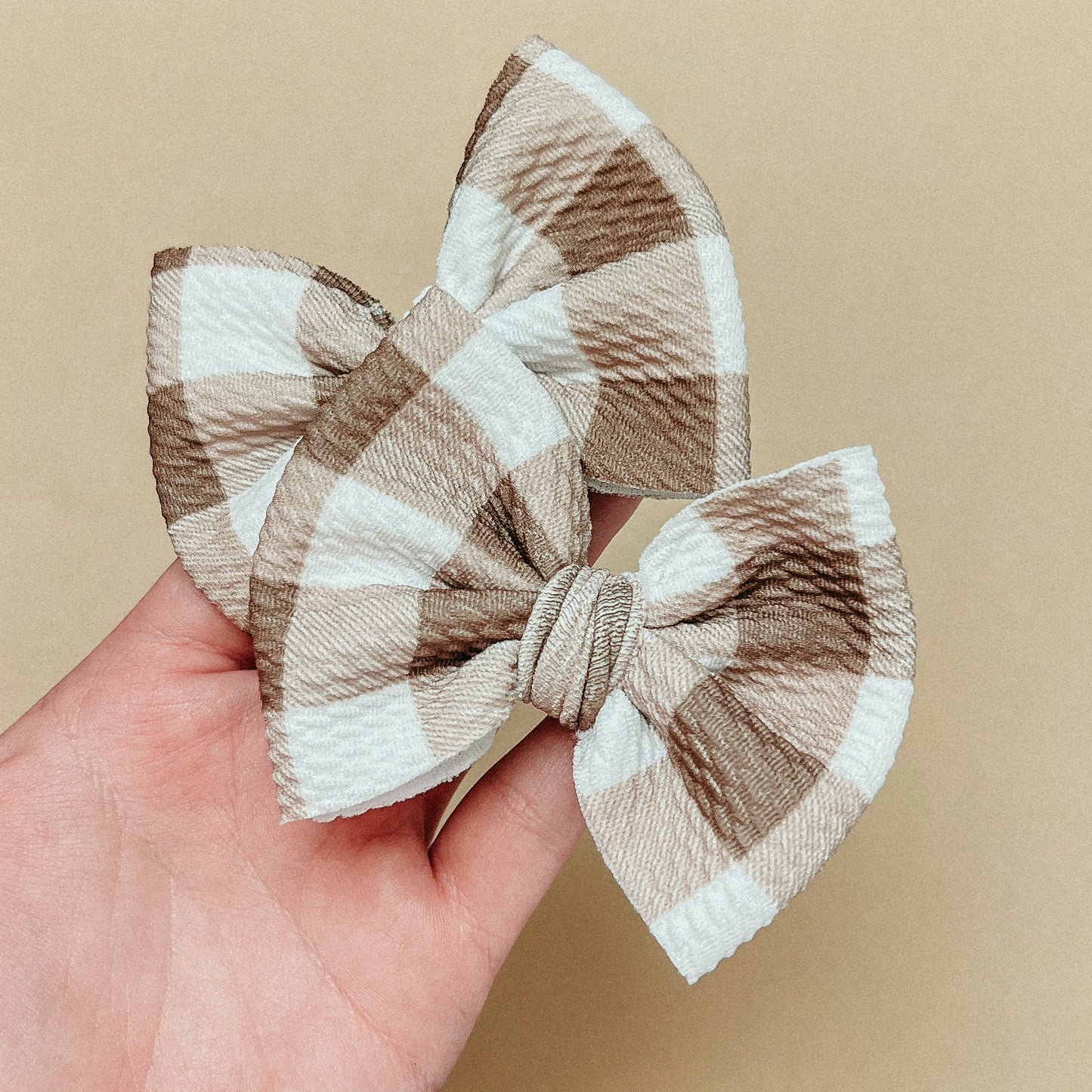 Small Bow - Meadow Plaid