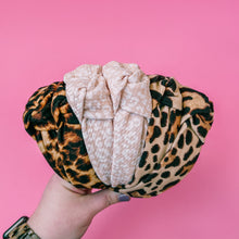 Load image into Gallery viewer, Knotted Headband - OG Leopard