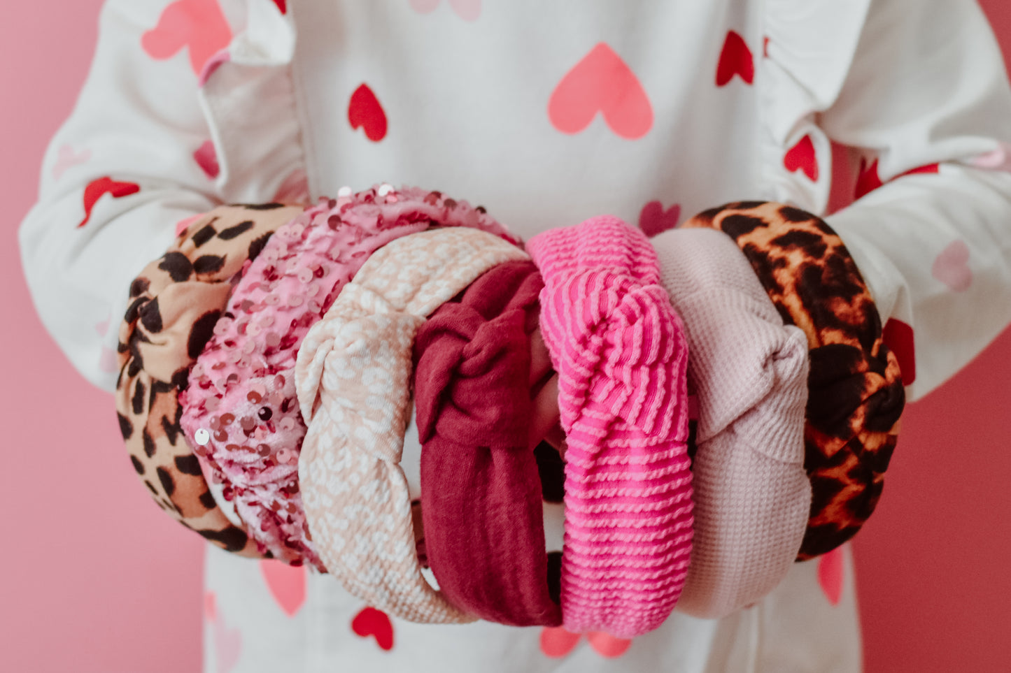 Knotted Headband - Lipstick