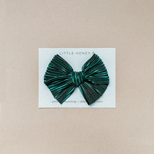 Pleated School Girl - Emerald