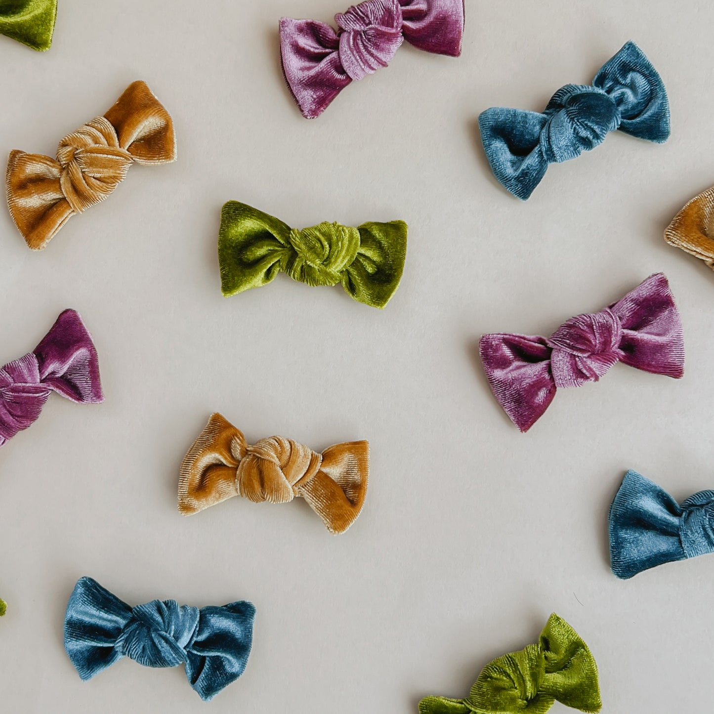 Velvet Twistie Bows