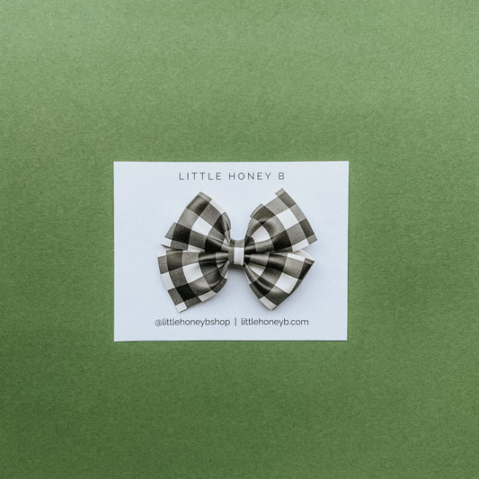 Sadie Bow - Black Plaid