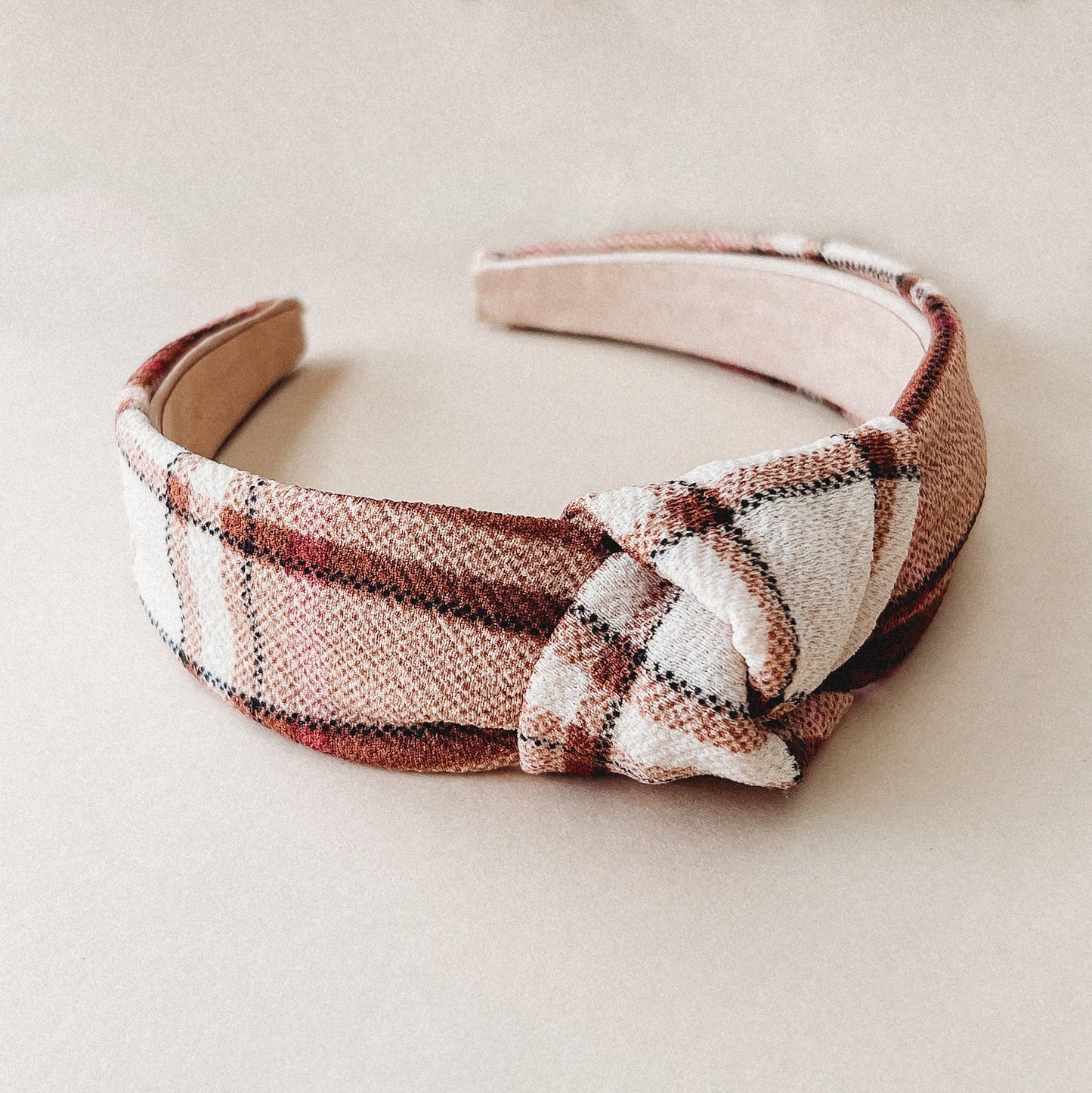 Knotted Headband - Plaid Collection