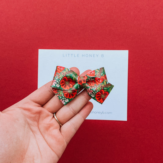 Wren Bow - Christmas Floral