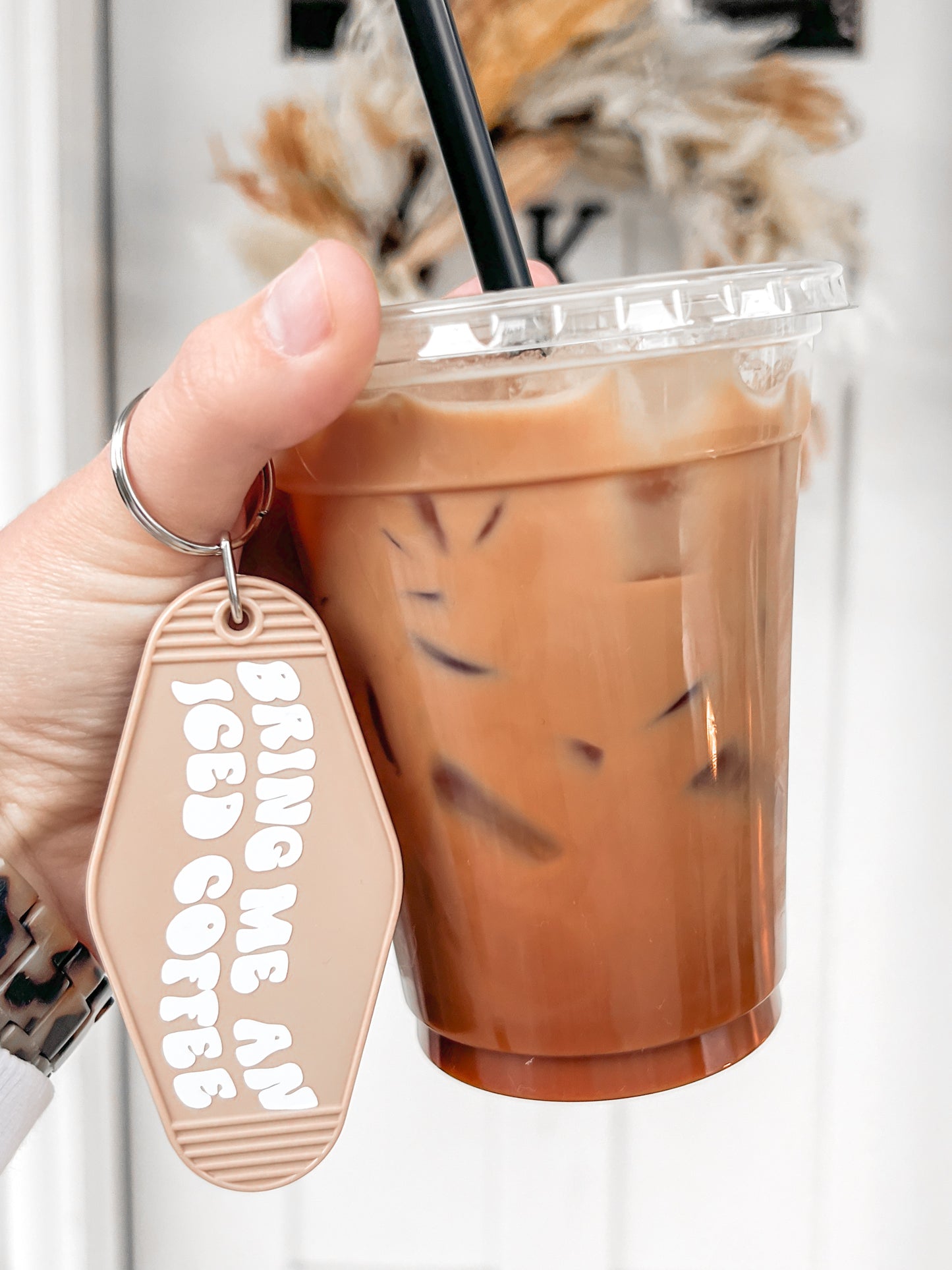 Bring Me An Iced Coffee Keychain