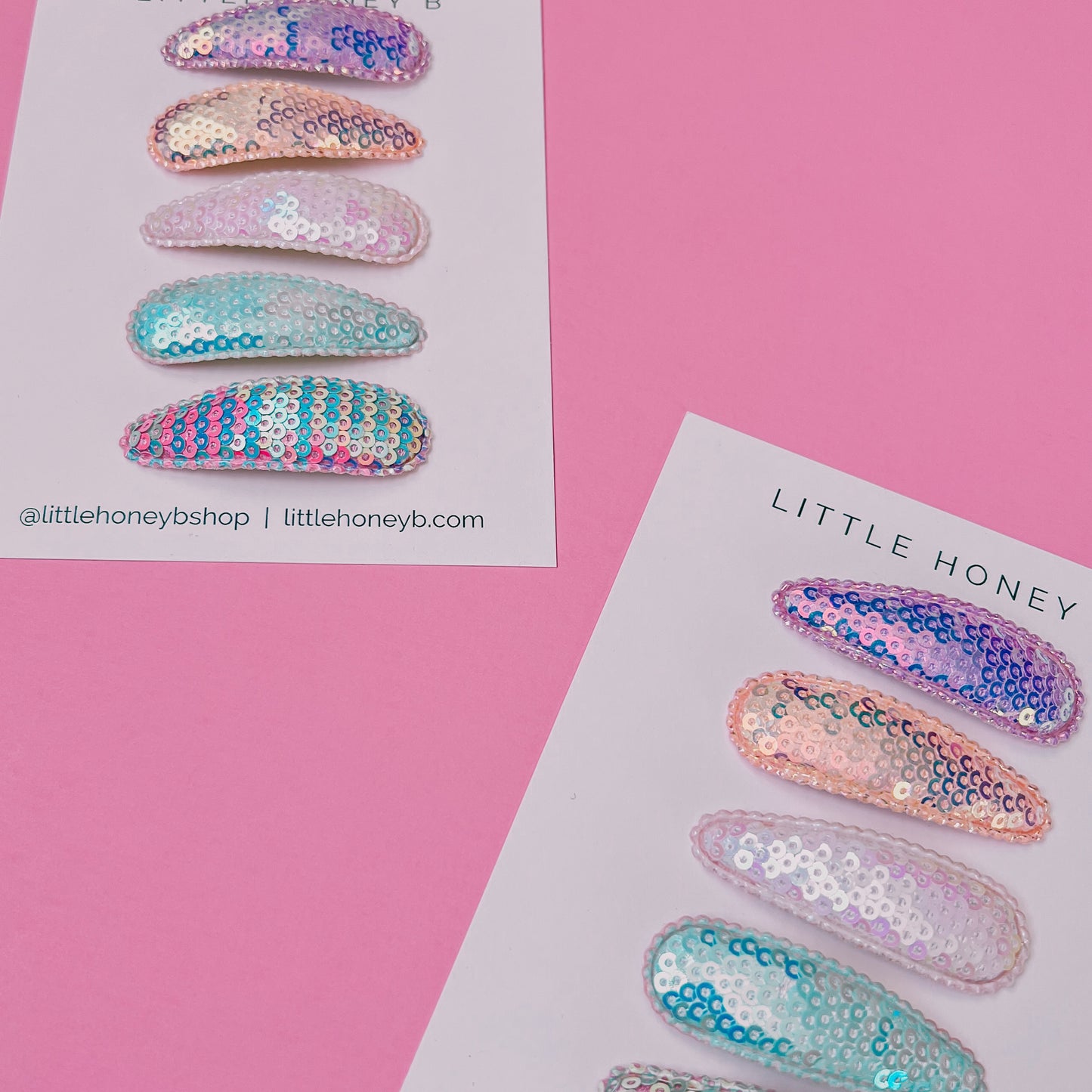 Clippie Set of 5 - Sequin