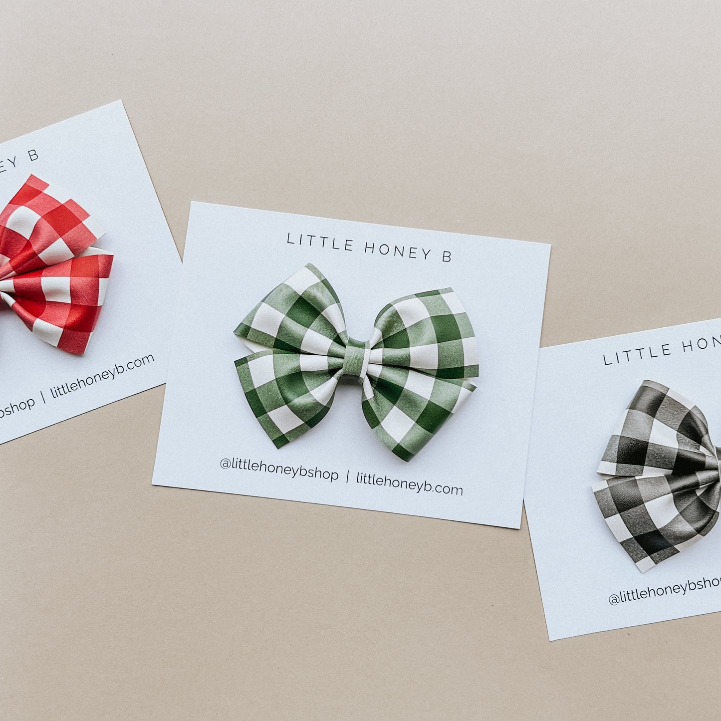 Sadie Bow - Green Plaid