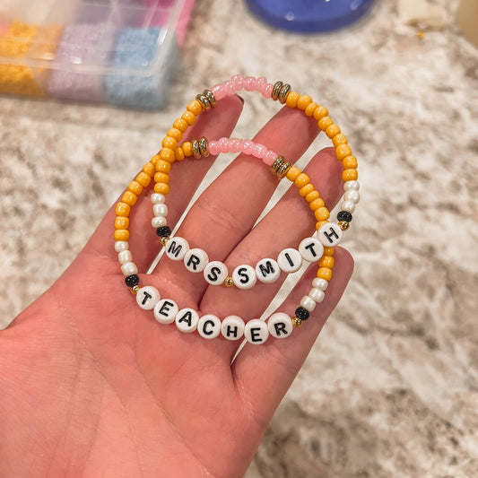 Teacher Bracelet
