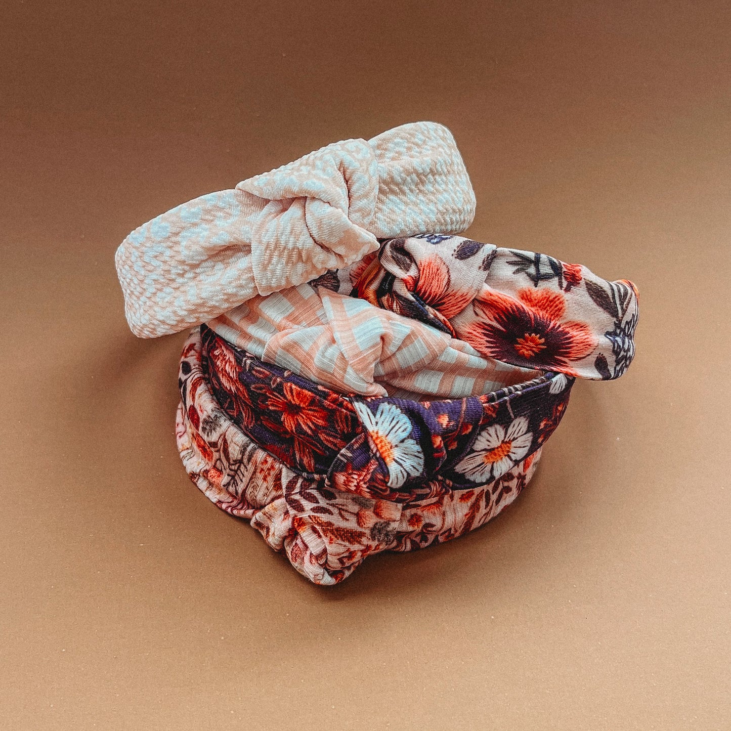 Knotted Headband - Autumn Floral