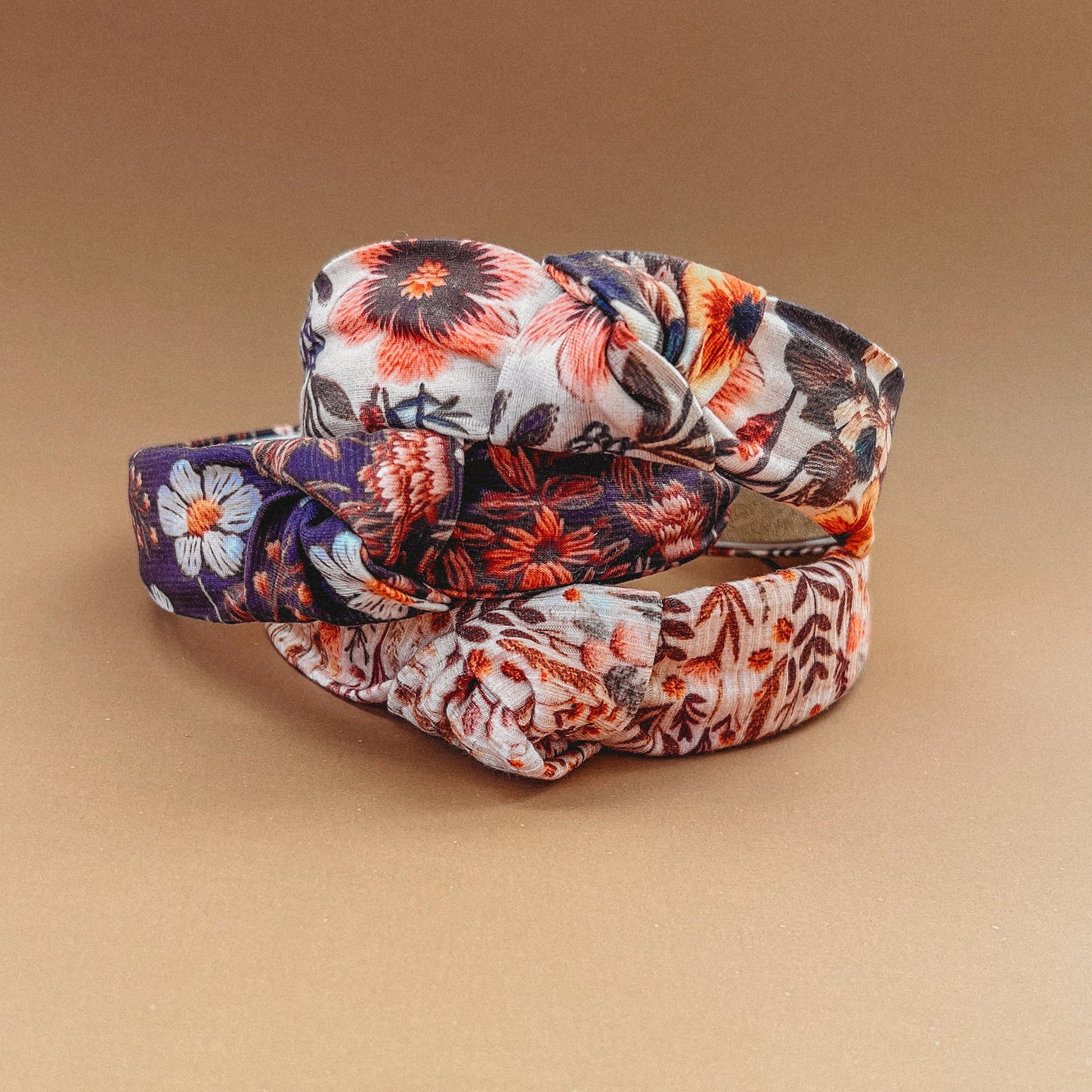 Knotted Headband - Fall Blooms