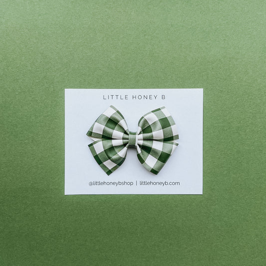 Sadie Bow - Green Plaid