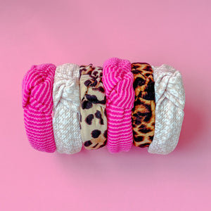 Knotted Headband - OG Leopard