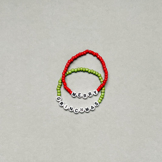 Merry Grinchmas Bracelet Set